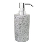 Q BATH Δοχείο Κρεμοσάπουνου από Μάρμαρο 200ml Φ7.3x17.5cm AWD02341554