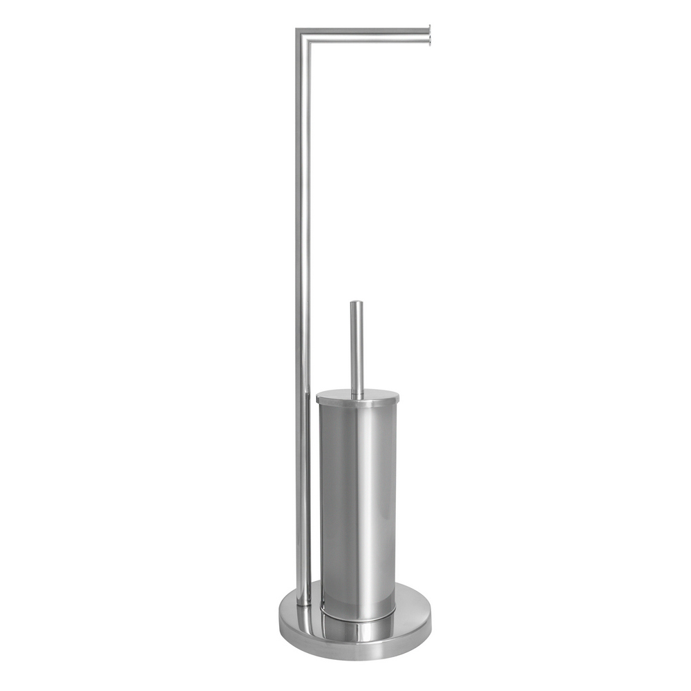 12988-1 Σταντ Χαρτιού Υγείας και Πιγκάλ Stainless Steel 19x19x73cm AWD02071575 - Image 1