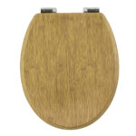 Καπάκι Λεκάνης BAMBOO από MDF Φυσικό 37.3x45.5x5.7cm AWD02181598