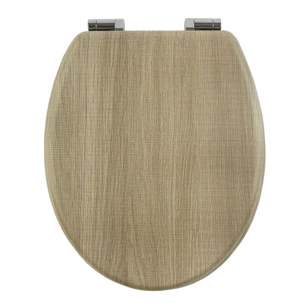 13217-1 Καπάκι Λεκάνης NATUR από MDF Φυσικό 37x45.7x5.8cm AWD02181702 - Image 1