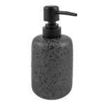 Δοχείο Κρεμοσάπουνου HADES Stoneware Ανθρακί 350ml AWD02191802