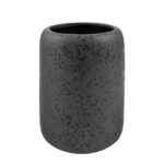 Ποτήρι Οδοντόβουρτσας HADES Stoneware Ανθρακί Φ7.5x10.5cm AWD02191803