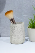 Ποτήρι Οδοντόβουρτσας AVILLA Stoneware 8x8x10.5cm AWD02191836 - Image 2