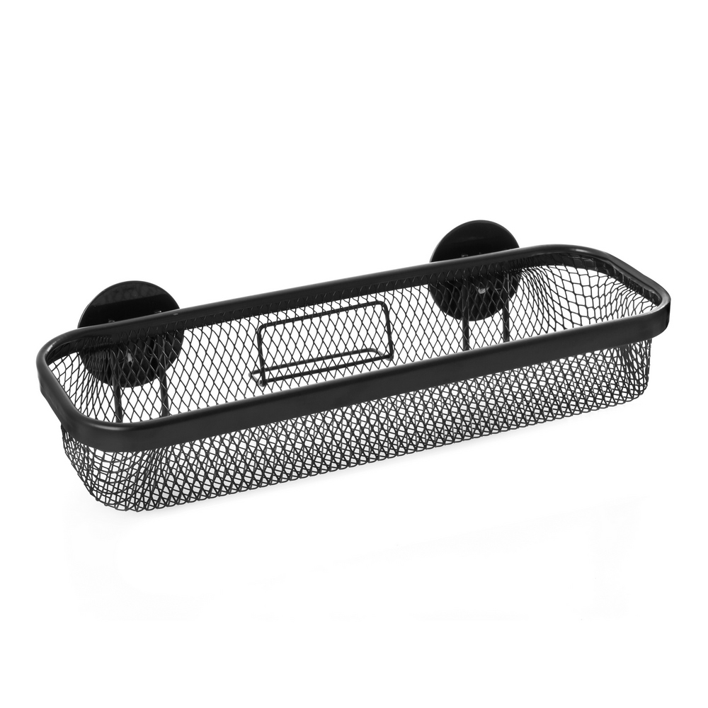13680-1 Επιτοίχιο Ράφι από Ατσάλι Μαύρο 34.2x13x8.8cm AWD02081884 - Image 1