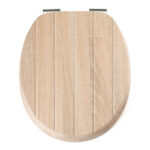 Καπάκι Λεκάνης EDESSA από MDF Φυσικό 37.5x45.6x5.5cm AWD02181911