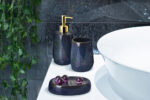 Δοχείο Κρεμοσάπουνου FRIKI Stoneware navy blue 450ml AWD02191920 - Image 4