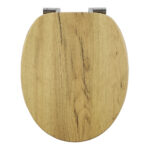 Καπάκι Λεκάνης AMARGURA από MDF Φυσικό 37.6x45.5x5.5cm AWD02181977