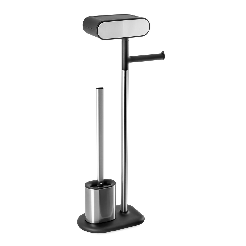 13866-1 Σταντ Χαρτιού Υγείας και Πιγκάλ Stainless Steel 31x15.3x74.3cm AWD02071980 - Image 1