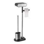 Σταντ Χαρτιού Υγείας και Πιγκάλ Stainless Steel 31x15.3x74.3cm AWD02071980 - Image 6