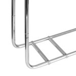 Κρεμάστρα Μπάνιου Επιδαπέδια από Ατσάλι Chrome 48.5x15.5x77.2cm AWD02061997 - Image 4