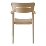Πολυθρόνα Pilma pakoworld cappuccino PP 57x54x82εκ - Image 5
