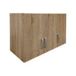 Ντουλάπα πεντάφυλλη με πατάρι Athos I pakoworld sonoma 170x42x240εκ - Image 6