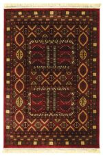 ΧΑΛΙ PERSIA 2273 BURGUNDY ΜΕ ΚΡΟΣΣΙ - 080X150  NewPlan