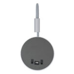 GLOBOSTAR® GOOSE 60882 Μοντέρνο Φωτιστικό Τοίχου - Απλίκα Ξενοδοχείου Reading Light με Φορτιστή USB 3A LED 6W 600lm 36° & 360° AC 220-240V IP20 Φυσικό Λευκό 4500K - CREE XPE & Lumileds SMD Chip & TÜV SÜD Driver - Γκρι Ανθρακί Ματ - Μ15.5 x Π15 x Υ30.5cm - 3 Χρόνια Εγγύηση - Image 4