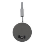 GLOBOSTAR® GOOSE 60882 Μοντέρνο Φωτιστικό Τοίχου - Απλίκα Ξενοδοχείου Reading Light με Φορτιστή USB 3A LED 6W 600lm 36° & 360° AC 220-240V IP20 Φυσικό Λευκό 4500K - CREE XPE & Lumileds SMD Chip & TÜV SÜD Driver - Γκρι Ανθρακί Ματ - Μ15.5 x Π15 x Υ30.5cm - 3 Χρόνια Εγγύηση - Image 5