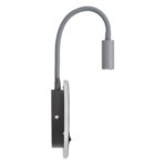 GLOBOSTAR® GOOSE 60882 Μοντέρνο Φωτιστικό Τοίχου - Απλίκα Ξενοδοχείου Reading Light με Φορτιστή USB 3A LED 6W 600lm 36° & 360° AC 220-240V IP20 Φυσικό Λευκό 4500K - CREE XPE & Lumileds SMD Chip & TÜV SÜD Driver - Γκρι Ανθρακί Ματ - Μ15.5 x Π15 x Υ30.5cm - 3 Χρόνια Εγγύηση - Image 6