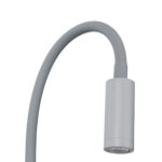 GLOBOSTAR® GOOSE 60882 Μοντέρνο Φωτιστικό Τοίχου - Απλίκα Ξενοδοχείου Reading Light με Φορτιστή USB 3A LED 6W 600lm 36° & 360° AC 220-240V IP20 Φυσικό Λευκό 4500K - CREE XPE & Lumileds SMD Chip & TÜV SÜD Driver - Γκρι Ανθρακί Ματ - Μ15.5 x Π15 x Υ30.5cm - 3 Χρόνια Εγγύηση - Image 8