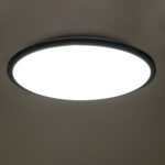 GLOBOSTAR® TUFFIN 60999 Φωτιστικό Πλαφονιέρα Οροφής LED 36W 3960lm 120° AC 220-240V Αδιάβροχο IP54 Φυσικό Λευκό 4500K - Lumileds SMD Chip - Μαύρο Ματ & Λευκό Γαλακτερό - Μ48 x Π48 x Υ6.5cm - 3 Χρόνια Εγγύηση - Image 9