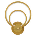 GLOBOSTAR® FREDDIE 61078 Μοντέρνο Φωτιστικό Τοίχου - Απλίκα LED 15W 1080lm 300° AC 220-240V IP20 Ρυθμιζόμενο Λευκό CCT με On/Off 2700K/4500K/6000K - Lumileds SMD Chip - Χρυσό Βούρτσας - Μ20 x Π7.5 x Υ25cm - 3 Χρόνια Εγγύηση - Image 4