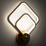 GLOBOSTAR® ANNA 61087 Μοντέρνο Φωτιστικό Τοίχου - Απλίκα LED 15W 1800lm 300° AC 220-240V IP20 Ρυθμιζόμενο Λευκό CCT με On/Off 2700K/4500K/6000K - Lumileds SMD Chip - Χρυσό Βούρτσας - Μ25 x Π8 x Υ30cm - 3 Χρόνια Εγγύηση - Image 8