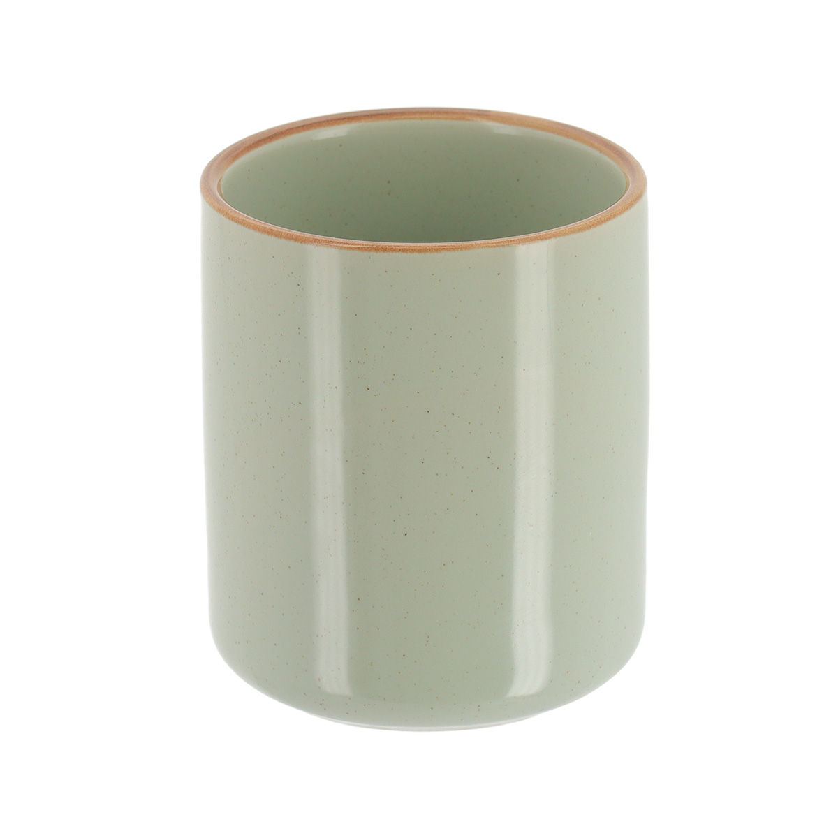 61193144 θήκη οδ/ρτσας stoneware 7,5x7,5x10,5 cm Eurocasa - Image 1
