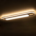 GLOBOSTAR® IGOR 61219 Μοντέρνο Φωτιστικό Οροφής LED 48W 5760lm 210° AC 220-240V IP20 Ρυθμιζόμενο Λευκό CCT με On/Off 2700K/4500K/6000K - Lumileds SMD Chip - Λευκό Ματ - Μ81 x Π13 x Υ4.5cm - 3 Χρόνια Εγγύηση - Image 8