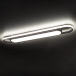 GLOBOSTAR® IGOR 61219 Μοντέρνο Φωτιστικό Οροφής LED 48W 5760lm 210° AC 220-240V IP20 Ρυθμιζόμενο Λευκό CCT με On/Off 2700K/4500K/6000K - Lumileds SMD Chip - Λευκό Ματ - Μ81 x Π13 x Υ4.5cm - 3 Χρόνια Εγγύηση - Image 9