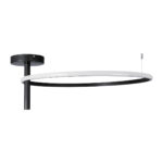 GLOBOSTAR® VERONA 61223 Μοντέρνο Φωτιστικό Οροφής LED 36W 4032lm 360° AC 220-240V IP20 Ρυθμιζόμενο Λευκό CCT με On/Off 2700K/4500K/6000K - Lumileds SMD Chip - Μαύρο Ματ - Μ60 x Π60 x Υ23cm - 3 Χρόνια Εγγύηση - Image 3