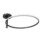 GLOBOSTAR® VERONA 61223 Μοντέρνο Φωτιστικό Οροφής LED 36W 4032lm 360° AC 220-240V IP20 Ρυθμιζόμενο Λευκό CCT με On/Off 2700K/4500K/6000K - Lumileds SMD Chip - Μαύρο Ματ - Μ60 x Π60 x Υ23cm - 3 Χρόνια Εγγύηση - Image 4