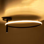 GLOBOSTAR® VERONA 61223 Μοντέρνο Φωτιστικό Οροφής LED 36W 4032lm 360° AC 220-240V IP20 Ρυθμιζόμενο Λευκό CCT με On/Off 2700K/4500K/6000K - Lumileds SMD Chip - Μαύρο Ματ - Μ60 x Π60 x Υ23cm - 3 Χρόνια Εγγύηση - Image 8