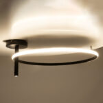 GLOBOSTAR® VERONA 61223 Μοντέρνο Φωτιστικό Οροφής LED 36W 4032lm 360° AC 220-240V IP20 Ρυθμιζόμενο Λευκό CCT με On/Off 2700K/4500K/6000K - Lumileds SMD Chip - Μαύρο Ματ - Μ60 x Π60 x Υ23cm - 3 Χρόνια Εγγύηση - Image 9