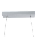 GLOBOSTAR® MORALES 61277 Μοντέρνο Κρεμαστό Φωτιστικό Οροφής LED 54W 6048lm 300° AC 220-240V IP20 Ρυθμιζόμενο Λευκό CCT με Χειριστήριο από 2700K έως 6000K Dimmable - Lumileds SMD Chip - Νίκελ Βούρτσας - Μ90 x Π14 x Υ14cm - 3 Χρόνια Εγγύηση - Image 7