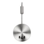 GLOBOSTAR® GOOSE 61696 Μοντέρνο Φωτιστικό Τοίχου - Απλίκα Ξενοδοχείου Reading Light με Φορτιστή USB 3A LED 6W 540lm 36° & 360° AC 220-240V IP20 Θερμό Λευκό 2700K - CREE XPE & Lumileds SMD Chip - Νίκελ Βούρτσας - Μ15.5 x Π15 x Υ30.5cm - 3 Χρόνια Εγγύηση - Image 3