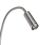 GLOBOSTAR® GOOSE 61696 Μοντέρνο Φωτιστικό Τοίχου - Απλίκα Ξενοδοχείου Reading Light με Φορτιστή USB 3A LED 6W 540lm 36° & 360° AC 220-240V IP20 Θερμό Λευκό 2700K - CREE XPE & Lumileds SMD Chip - Νίκελ Βούρτσας - Μ15.5 x Π15 x Υ30.5cm - 3 Χρόνια Εγγύηση - Image 4