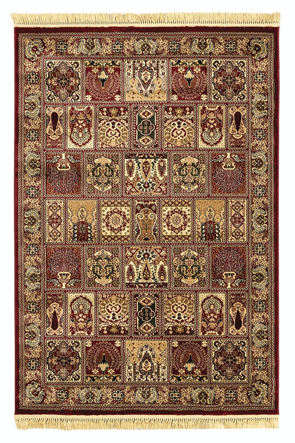 6cc5c6ffdd174d87bf7b2995c94d5e60-1 ΧΑΛΙ PERSIA 6283 BURGUNDY ΜΕ ΚΡΟΣΣΙ - 080X150 NewPlan - Image 1