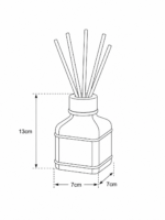 Σετ Δύο Dispenser & Αρωματικό Χώρου με Sticks Γυάλινο/Μπαμπού με δίσκο Pink MRShome - Image 5