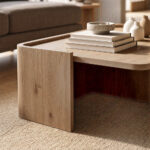 Τραπεζάκι σαλονιού Bora Megapap χρώμα sepet oak 82x52x28,5εκ. - Image 3