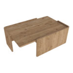 Τραπεζάκι σαλονιού Bora Megapap χρώμα sepet oak 82x52x28,5εκ. - Image 5