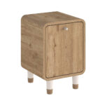 Κομοδίνο Doro Megapap χρώμα sepet oak 35,3x34x51εκ. - Image 4