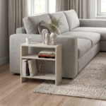 Τραπεζάκι βοηθητικό Silvanus Megapap χρώμα sandstone 51x17,5x49εκ. - Image 2