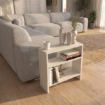 Τραπεζάκι βοηθητικό Silvanus Megapap χρώμα sandstone 51x17,5x49εκ. - Image 3