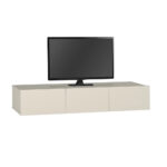 Έπιπλο τηλεόρασης επιτοίχιο Damla Megapap με LED χρώμα sandstone 180x29,5x29,5εκ. - Image 8