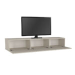 Έπιπλο τηλεόρασης επιτοίχιο Damla Megapap με LED χρώμα sandstone 180x29,5x29,5εκ. - Image 9