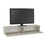 Έπιπλο τηλεόρασης επιτοίχιο Aristo Megapap με LED χρώμα sandstone 135x31,6x25εκ. - Image 9