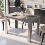 Τραπέζι Darlen Megapap χρώμα γκρι σκυροδέματος 110x72x74εκ. - Image 2