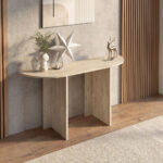 Κονσόλα Cortado Megapap χρώμα travertine 120x35x75εκ. - Image 4