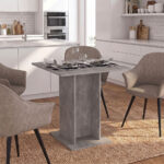 Τραπέζι Allos Megapap χρώμα γκρι σκυροδέματος 75x75x77εκ. - Image 6