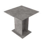 Τραπέζι Allos Megapap χρώμα γκρι σκυροδέματος 75x75x77εκ. - Image 7