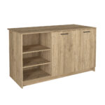 Τραπέζι - Πάγκος κουζίνας Peres Megapap χρώμα sepet oak 150x70x91,8εκ. - Image 7