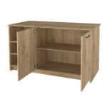 Τραπέζι - Πάγκος κουζίνας Peres Megapap χρώμα sepet oak 150x70x91,8εκ. - Image 8